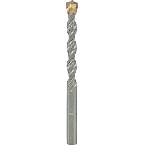 Foret bétons -Plaquette carbure pointe de centrage -Queue cylindrique 3 méplats / L: 60 Ø: 3 TIVOLY - 10960520300 (1/2)