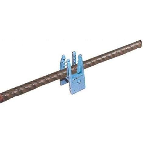 Taliaplast – Cale conique à béton pour enrobage 25 mm – Lot de 100 pièces – Positionne l'armature dans coffrage horizontal et vertical