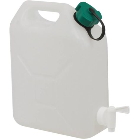 Topcar – Jerrican alimentaire 5 litres avec robinet – Résistant aux chocs – Pour stockage alimentaire – Certifié sans BPA