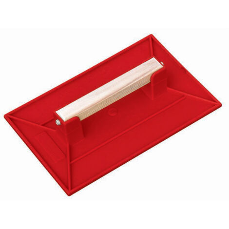 Taliaplast – Taloche PS rectangle 27x18cm en plastique standard pour plâtrage – Finition soignée – Clip de brochage – 300702