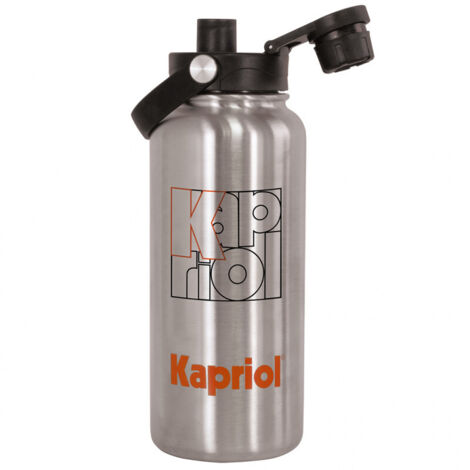 Kapriol – Gourde isotherme 1L en métal – Conserve la température – Idéale pour boissons chaudes et froides – Design ergonomique
