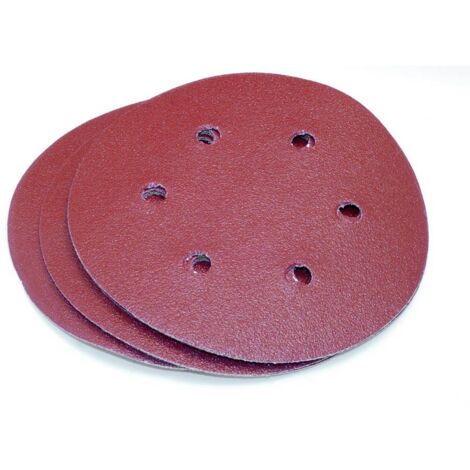Disque abrasif velcro 150mm grain 80 - lot de 10 pièces HAZET - HZ139330 (1/2)