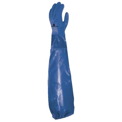 GANT DELTA PLUS PVC CHIMIQUE TOUT ENDUIT SUR SUPPORT JERSEY LONG 62 CM PETRO - VE766BL0  T9