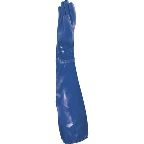 GANT DELTA PLUS PVC CHIMIQUE TOUT ENDUIT SUR SUPPORT JERSEY LONG 62 CM PETRO - VE766BL0 T10
