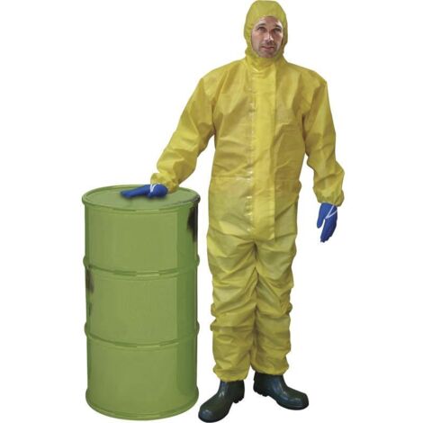COMBINAISON JETABLE AVEC CAGOULE DELTACHEM - TYPE 3B - COUTURES ÉTANCHÉES DELTA PLUS - DT300   38/40 (M) (1/5)