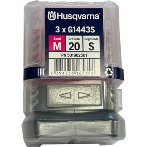 Secteurs diamantés colles, peinture, époxy ELITE GRIND G1443S - boite de 3 - HUSQVARNA - 501902501