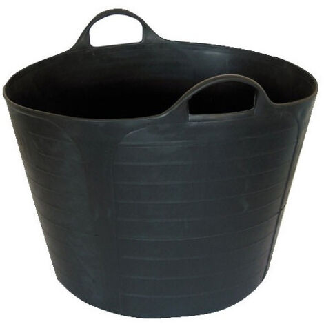 Mondelin – Auge cabas 40L en plastique polyéthylène – Très résistant, empilable et gradué – Transport facile avec 2 poignées monobloc (1/4)