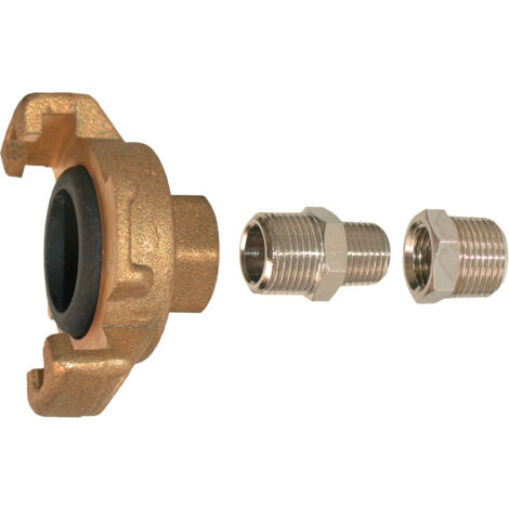 Lacme – Raccord laiton 270 express – Filetage plomberie 14,5 mm – Système de griffes pour connexion rapide – Joint nitrile étanche