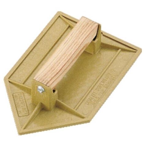 TALOCHE ABS 20 x 13 CM POINTUE JAUNE TALIAPLAST- 300108