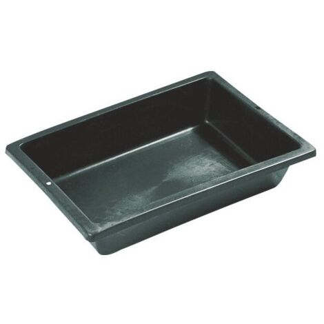 Taliaplast – Auge en polyéthylène noir 320x220x65 mm – Capacité 3 litres – Résistante aux chocs – Pour mélange et transport de matériaux - 320x220x