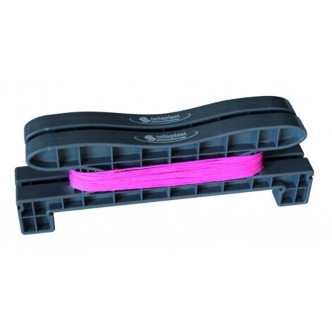 Taliaplast – Cordeau Kordo 150mm – Fil tressé fluo rose 1,5mm x 20m – Résistant aux chocs et à l'abrasion – Pour alignement précis des blocs - 5mmx20m
