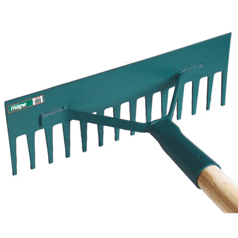 RATEAU RACLOIR A BETON 40CM - 14 DENTS SANS MANCHE FORGES DE MAGNE - 357400