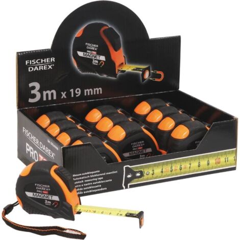 12 Mesure 3mx19mm Autobloquant Bi Matière, Magnétique Vrac - Fischer Darex