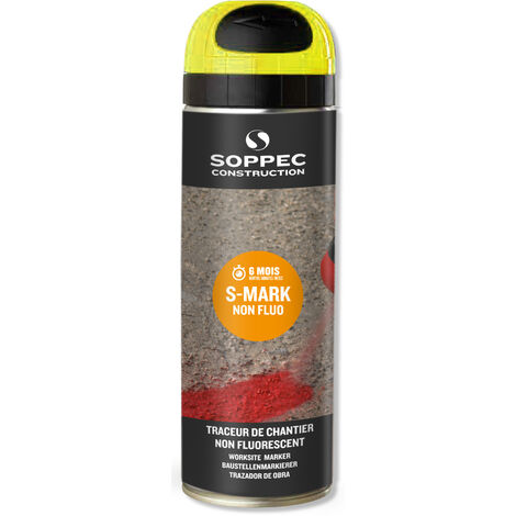 TRACEUR DE CHANTIER SOPPEC JAUNE NON FLUO S MARK 6 MOIS - 141902