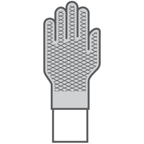 Gant tricot polycoton - paume enduite latex DELTA PLUS - D020VE7300 T11 (1/3)