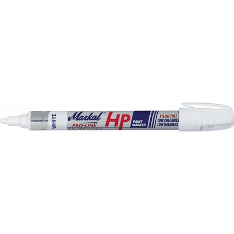 Feutre à peinture liquide permanent blanc surface huileuse MARKAL - 08710