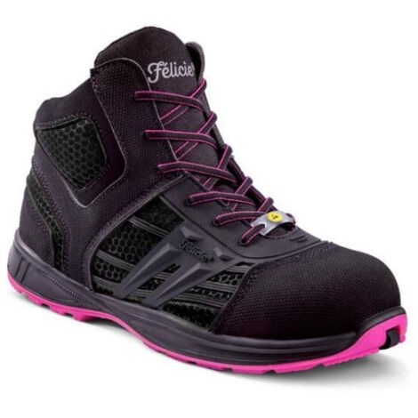 Gaston Mille – Chaussure haute femme S3 SRA ESD – Embout fibre de verre – Doublure Coolmax® – Semelle antiperforation – Pointure 39 – ERHN339