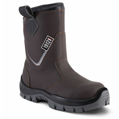 BOTTES DE SECURITE GASTON MILLE UNITAN FOURRÉ BTP CONSTRUCTION S3 HI CI SRC - UOMF3 43 (1/5)