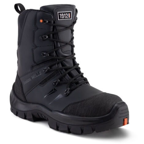 CHAUSSURES HAUTES DE SÉCURITÉ MASTER NOIR HOMME S3 HI CI HRO SRC - GASTON MILLE - MONO3 45 (1/5)