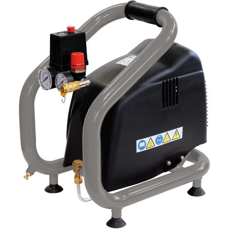 Prodif – Compresseur d'air sans huile 3L 8bar 1,5CV – Débit 190L/min – Moteur électrique coaxial – 1103SH (1/5)