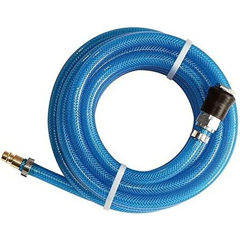 Prodif – Tuyau à air comprimé renforcé PVC 5m – Diamètre ø 8 x 13mm – Pression max 10 bar – Raccords rapides universels inclus
