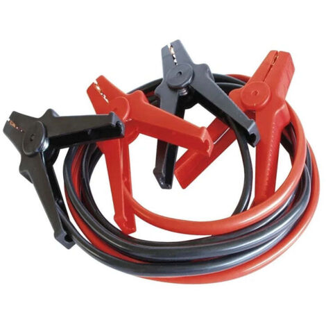 GYS – Câble de démarrage 320A – Longueur 3m – Section 16mm² – Pinces isolées pour moteurs jusqu'à 2,5L – Sacoche de rangement incluse - GYS 320 A