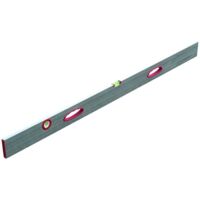 Taliaplast – Règle à niveau 2m en aluminium 100x18mm – 2 fioles plexiglas incassables – Précision 1mm/m – 450502