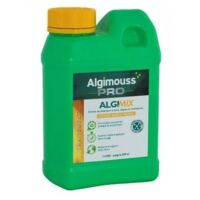 Traitement antimousse concentré 1L pour toitures, murs et façades – Élimine lichens, algues et moisissures – SKU 14001 – Algimouss