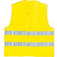 GILET DE SIGNALISATION DELTA PLUS POLYESTER BANDES PARALLELES JAUNE GILP2- GILP2JA0 58/60 (2XL)
