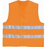 GILET DE SIGNALISATION DELTA PLUS POLYESTER BANDES PARALLELES ORANGE GILP2 - GILP2OR0 52/54 (L)