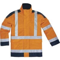 Parka haute visibilité Easyview, orange fluo - XXL