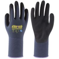 Gants ACTIVGRIP ADVANCE bleu-gris - TOWA - AG581 T9