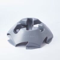 Support trottinette au sol coloris gris anthracite