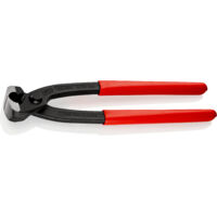 KNIPEX 10 98 I220 SB Pince pour collier de serrage à oreille gainées en plastique atramentisée noire 220 mm