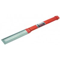 Mob Outillage – Ciseau à bois 400mm – Largeur de tête 40mm – Acier C55 affûtable pour coupes précises – Peinture epoxy anti-corrosion