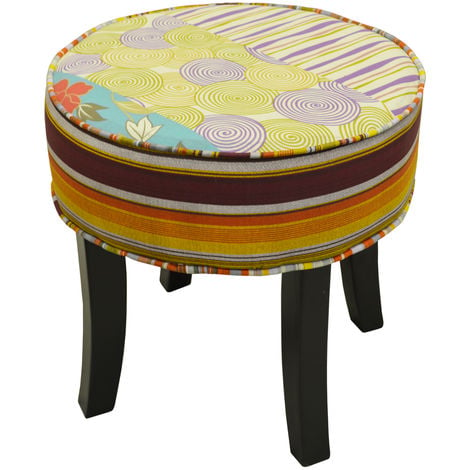 Colourful footstool deals