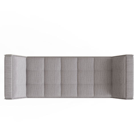 GFW Milan Ottoman Storage Bench Grey