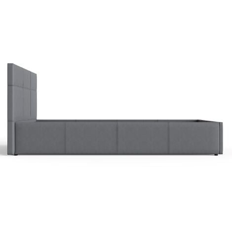 GFW End Lift Ottoman Storage Bed Single Grey