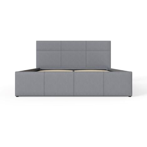 GFW Side Lift Ottoman Storage Bed Small Double Grey