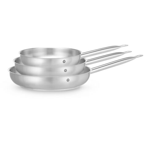 LACOR 50636W Servier- & Bratpfanne 36 Cm – Edelstahl, Für Alle Herdarten
