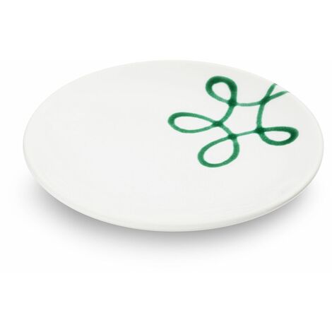 GMUNDNER KERAMIK Set Di 2 Piatti Piani Pur Geflammt - Diametro 25 Cm - Fatto A Mano In Austria, Rosso Fiammato - 5