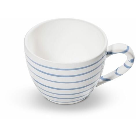 GMUNDNER KERAMIK Teetasse Herzerl Grau - Handgemacht In Österreich