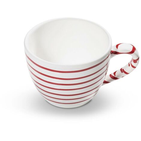 Gmundner Keramik Tazza Da Tè Maxima 0,4 L – Rosso Fiamma – Fatta A Mano In Austria