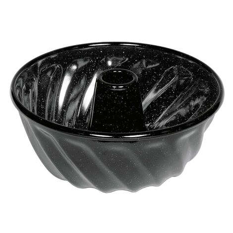 RIESS Gugelhupfform Ø18cm schwarz Emaille (1/5)