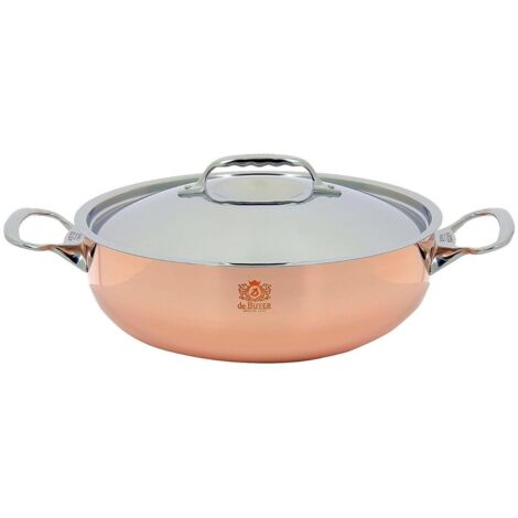 De Buyer Prima Matera Bratentopf Kupfer/Edels. niederer 24cm ind. (1/4)
