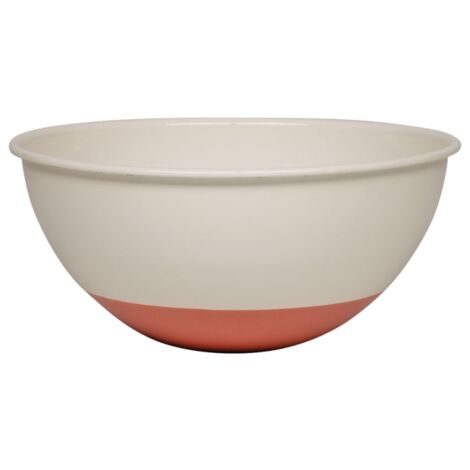 Riess Emaille Obst- & Salatschüssel 4,0 L – „Country Fruit Garden“ Design, Induktionsgeeignet, 26 Cm Durchmesser