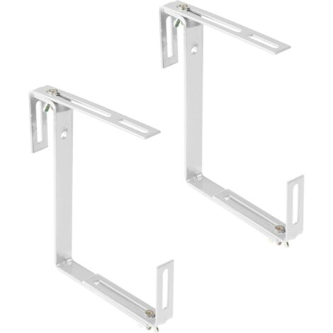 ZOLGINAH Soporte para macetero color blanco - Robusto soporte para macetero ajustable en anchura - Soporte para macetero de metal para el balcón