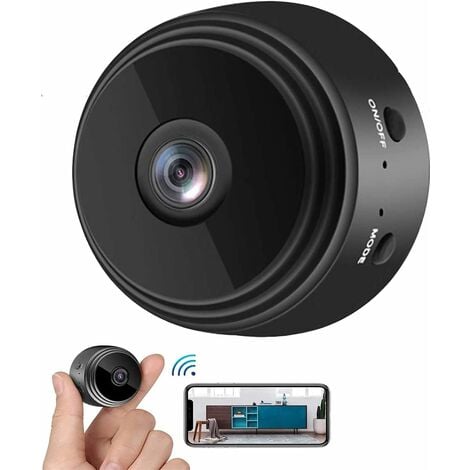 ZOLGINAH Mini cámara espía inalámbrica HD 1080P WiFi cámara espía con  visión nocturna y detector, cámara
