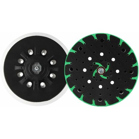 ZOLGINAH Disco de lijado de 150 mm, Disco de lijado Disco de lijado de 150 mm Almohadillas de interfaz de lijado, Lijadoras Bosch, Festool Loop, Verde (1/5)