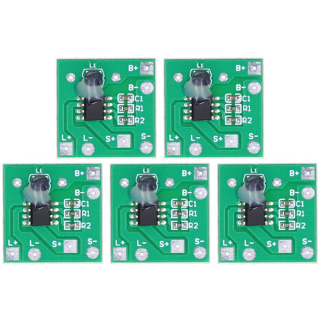 Módulo controlador de lámpara solar 9012 de 1,2 V, 5 unidades, placa de circuito para control de luz y batería, para lámparas solares de césped y de pared. (1/5)